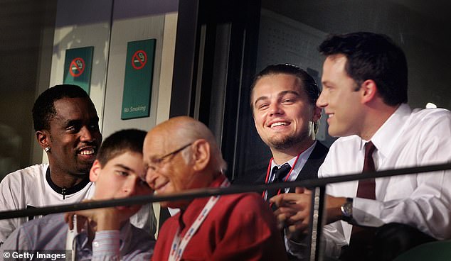 DiCaprio was also caught on camera with Diddy at the Democratic National Convention in 2004 alongside fellow actor Ben Affleck