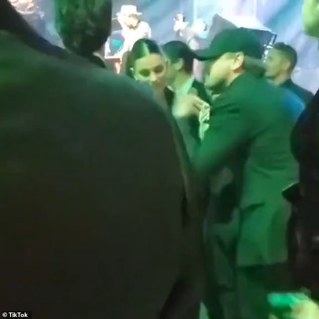 DiCaprio was also caught on video dancing at Diddy's 50th birthday party