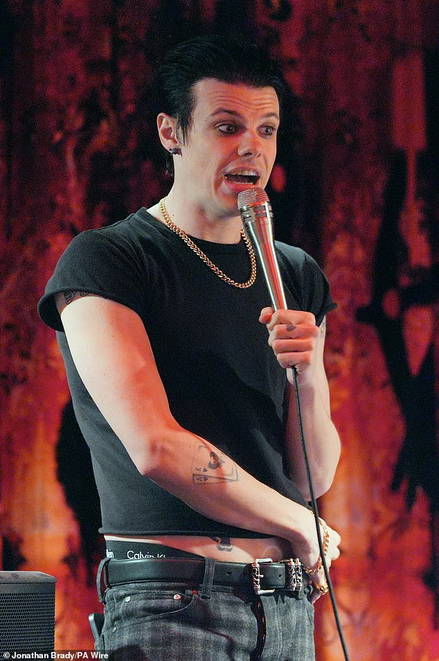 In an interview, Lewis's friend Yungblud (pictured in March), 27, told how the singer is sounding great', before confirming that he is working on 'new music'