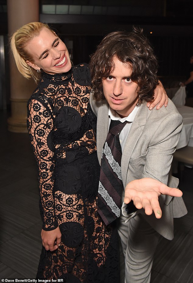 In March 2024 Billie confirmed her split from Johnny following an eight-year romance. Sources had said that 'like many couples, lockdown was quite tough for them' (pictured in 2019)