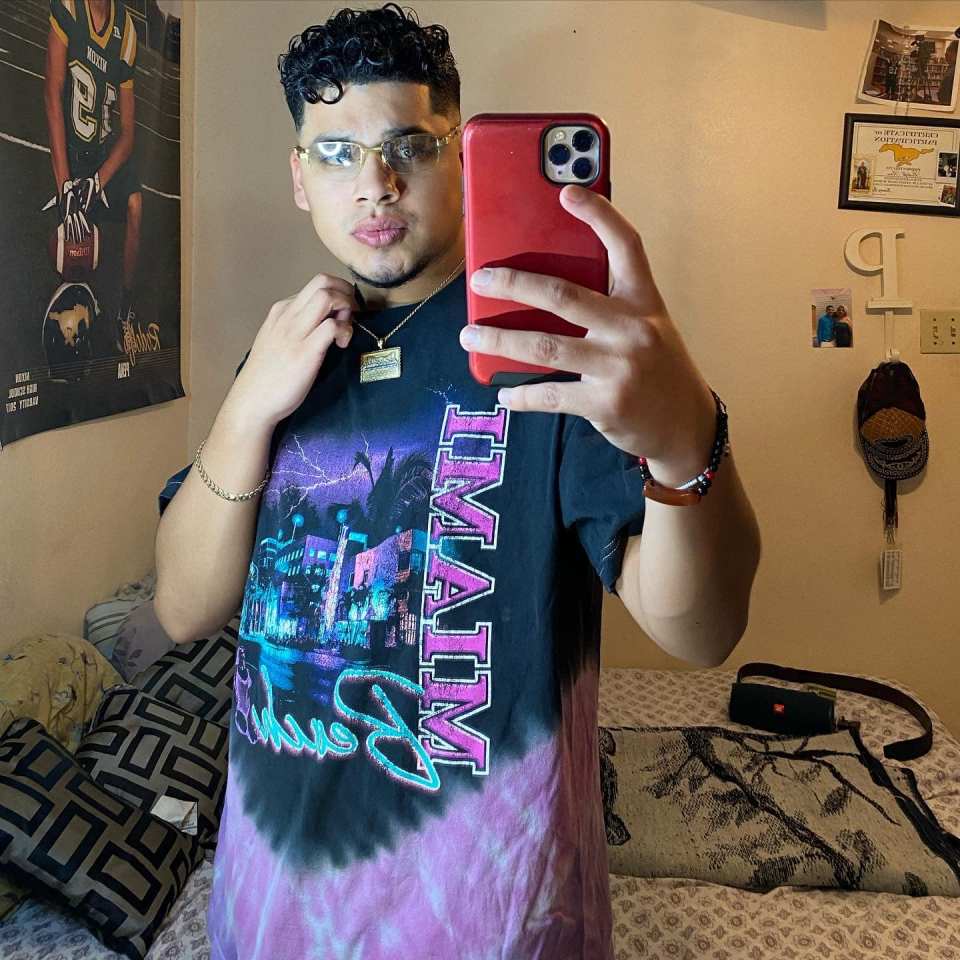 Selfie of Rodolfo Angel Peña, an Astroworld Festival victim.