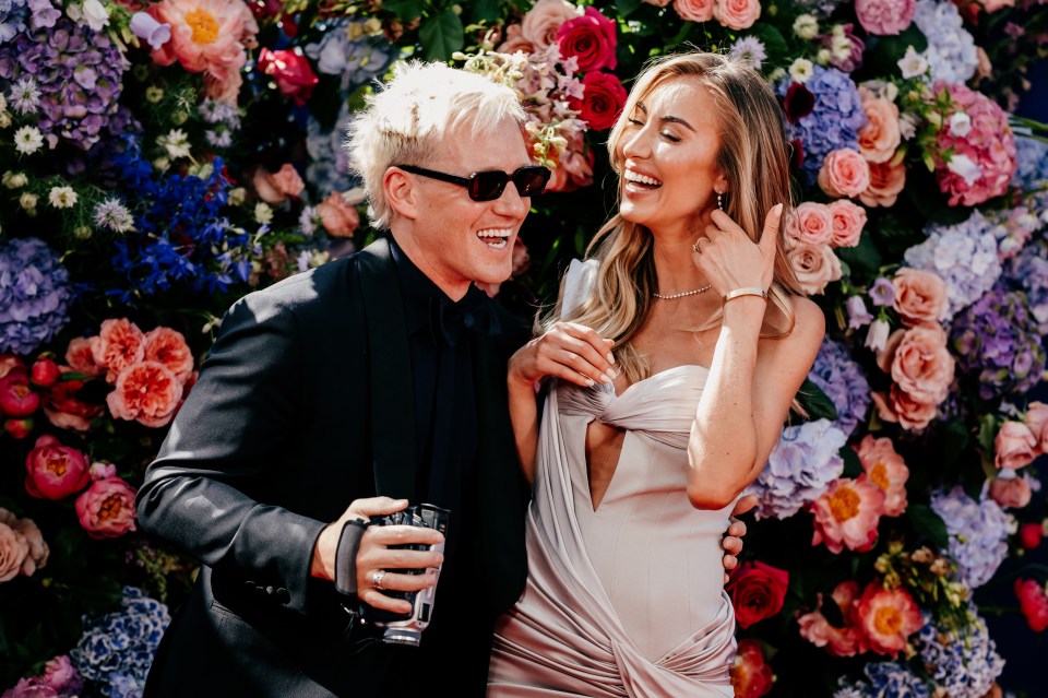 Jamie Laing and Sophie Habboo at the BAFTA Television Awards.
