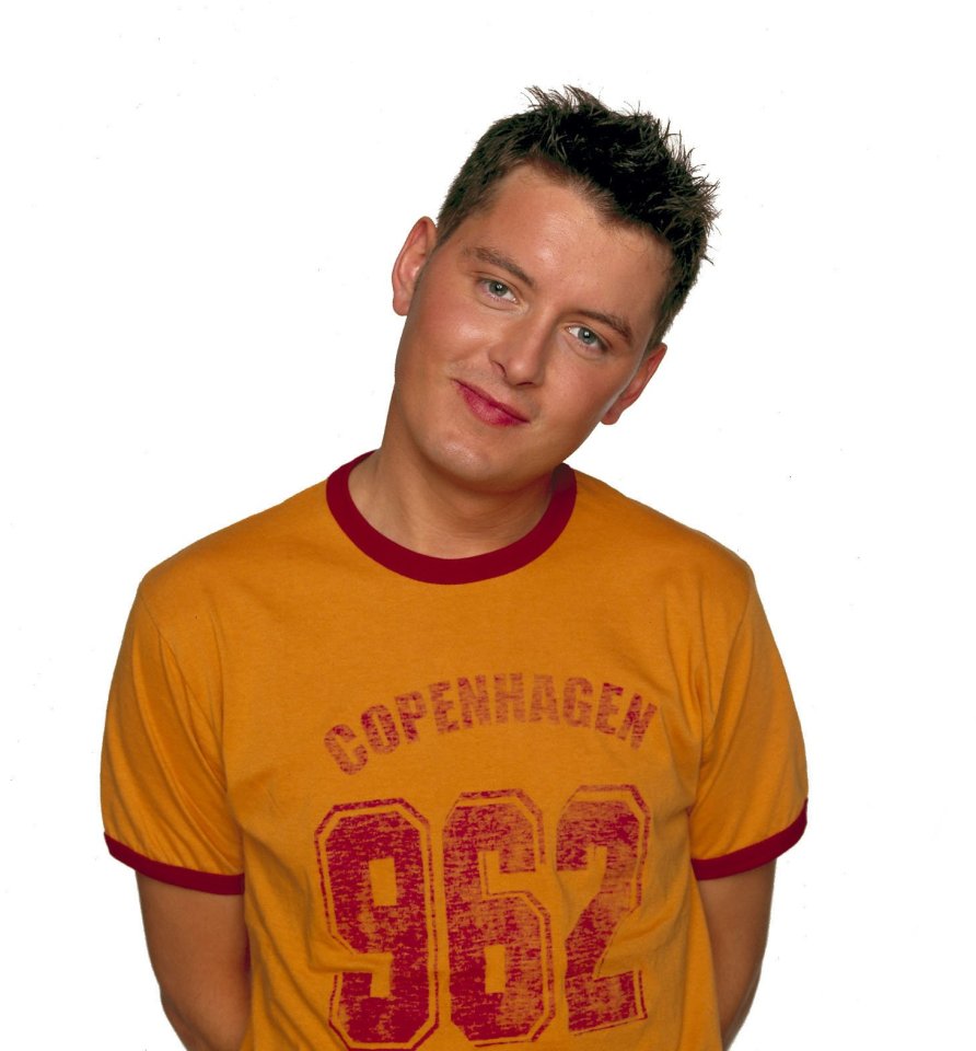 Portrait of Brian, a Big Brother contestant, wearing an orange t-shirt.