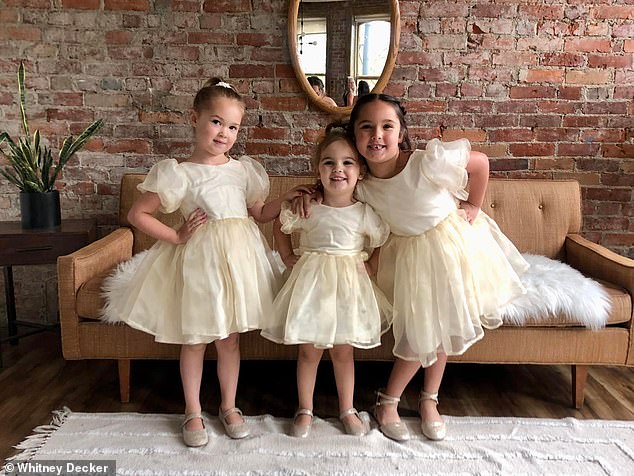 The girls' mother, Whitney, reported the girls missing at 9:45pm on Friday and police began working to determine where the father and the children were