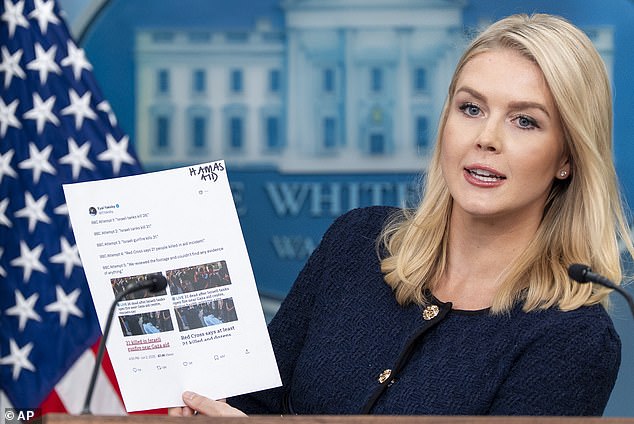 White House press secretary Karoline Leavitt downplayed Elon Musk's comments