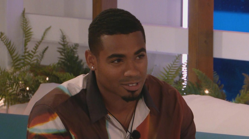 Tyrique Hyde from Love Island discussing revelations.