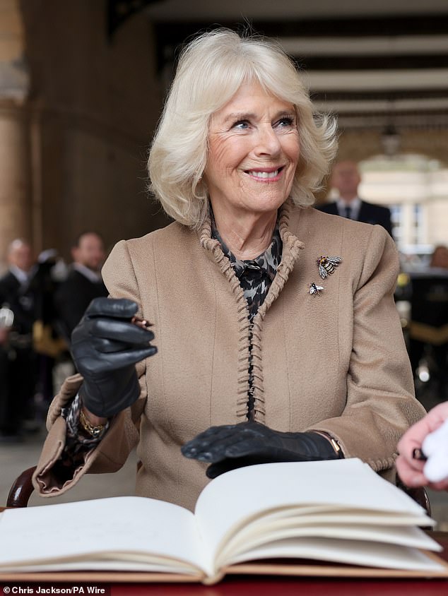 Fortunately no-one is likely to be more thrilled to find themselves taking a leading role in their own royal whodunit than Her Majesty The Queen (pictured in March)