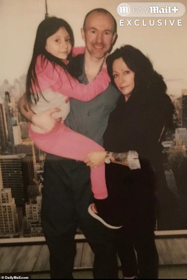 Malanik took bubbly Olivia to meet her future father six years ago and captured the moment in Polaroids that she shared with the Daily Mail
