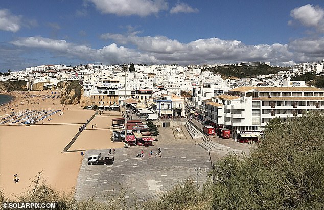 The Glaswegian was last seen in the party resort of Albufeira (pictured)