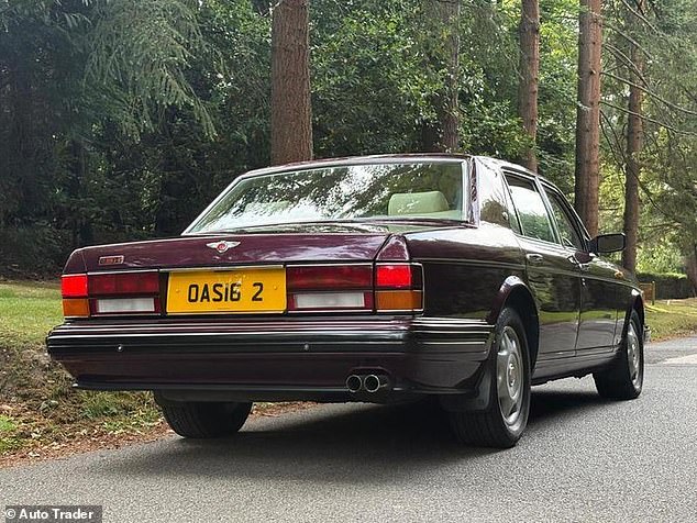 Described as being in 'excellent condition' and 'surprisingly reliable', the five-door saloon car is also kitted out with a registration plate which reads 'OA6I6 2'