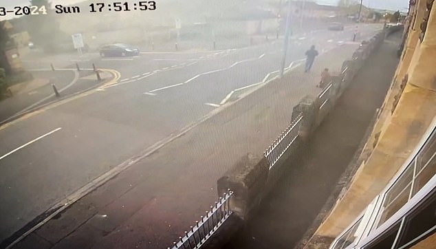 The five-year-old was taken to hospital where she made a full physical recovery