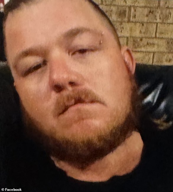 Wood (pictured) told a friend he had been printing flyers and police had asked him 'if I did her in or hurt her at all'