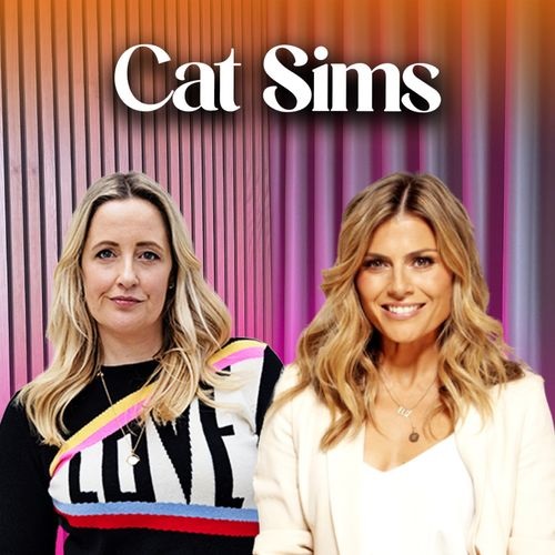 Promotional image for the podcast "Cat Sims."