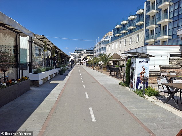 The couple plan to spend the rest of their days enjoying everything the Black Sea has to offer, from its sprawling beaches and dirt-cheap restaurants