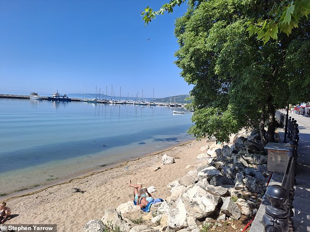 The pair moved to a village near the city of Dobrich in north-east Bulgaria, with a sandy beach right on their doorstep