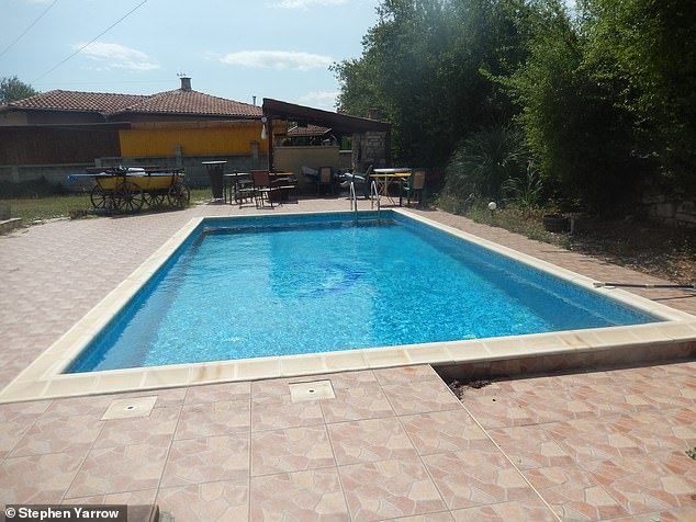 They snapped up a three-bed, two-bathroom bungalow with air conditioning and a swimming pool for £54,000