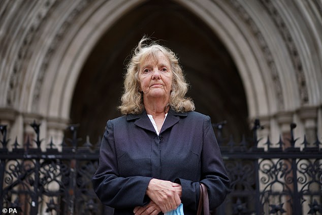 Her mother Joy Dove pictured in 2021. She has now warned Labour that their proposed disability cuts will lead to similar deaths
