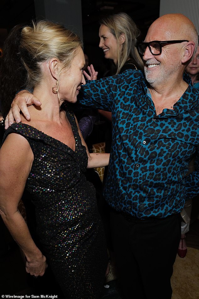 Kate looked in great spirits as she partied with her pal, but she was not pictured with Fat Tony
