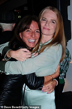 Davina and Patsy embraced in a sweet hug