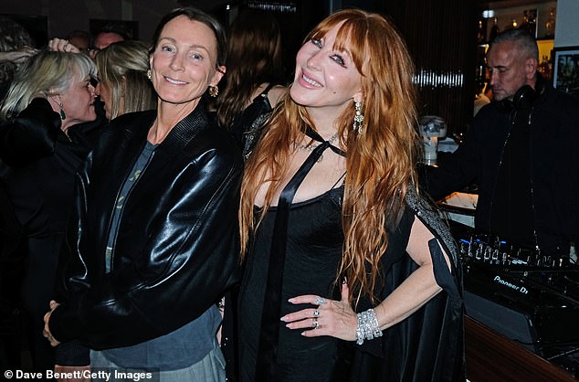 Charlotte Tilbury was also in attendance as she opted for a simple black dress