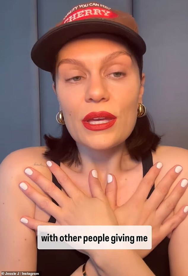 The British singer, 37, said that the condition had been caught 'early', telling her fans in an emotional video: 'Cancer sucks in any form but I'm holding onto the word early'