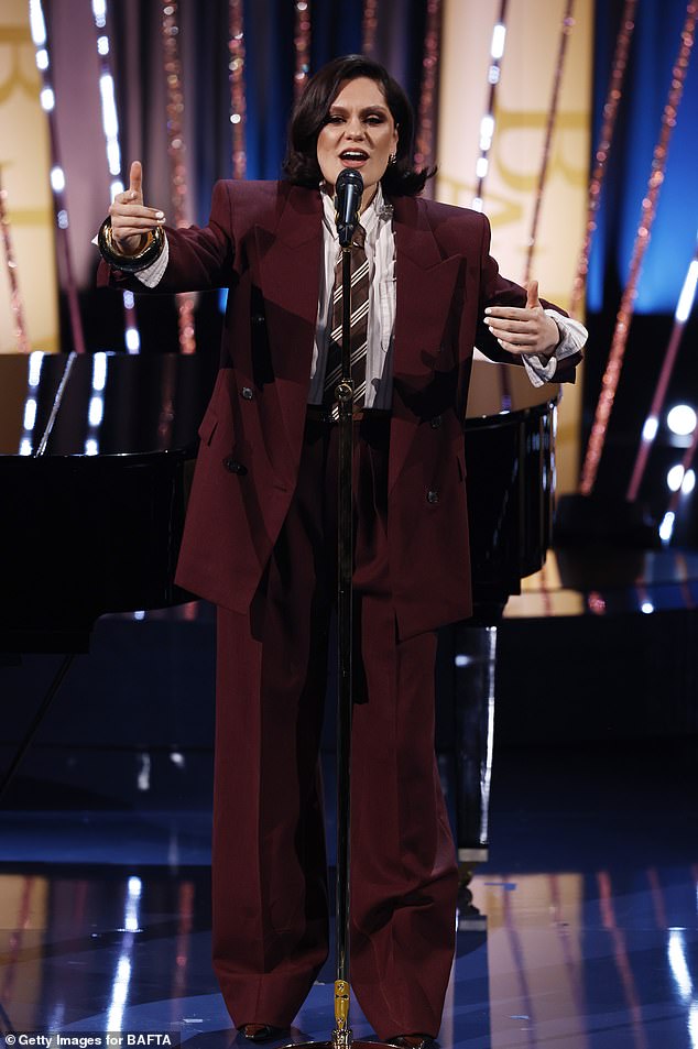 Last month she performed at the BAFTA Television Awards in London, making her grand return to the stage to sing The Award Goes To