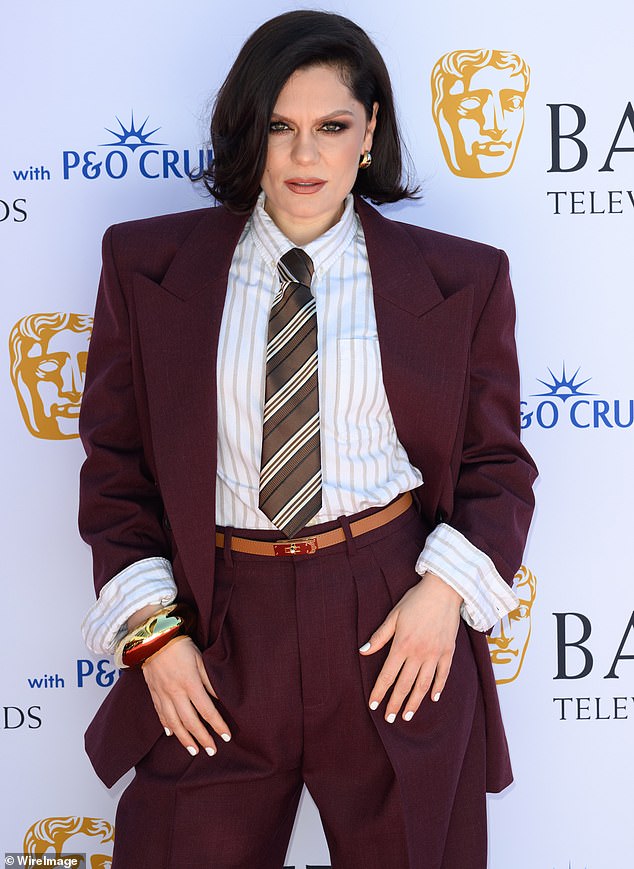 Pictured at the BAFTA TV Awards in London last month