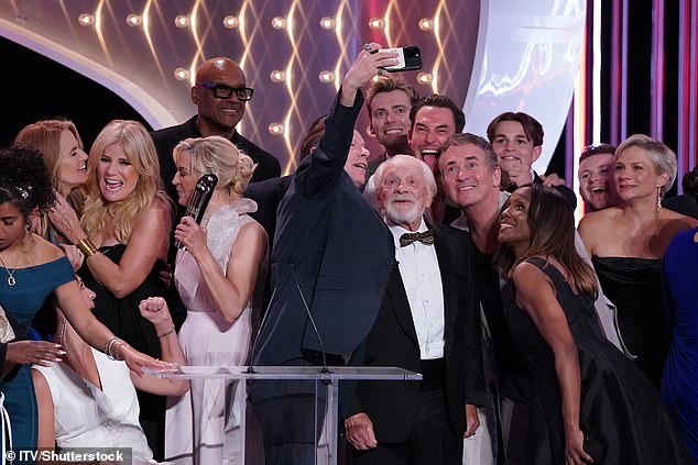 Stars of the country's favourite soaps descended on London's Hackney Empire for the annual bash which was hosted by Jane McDonald