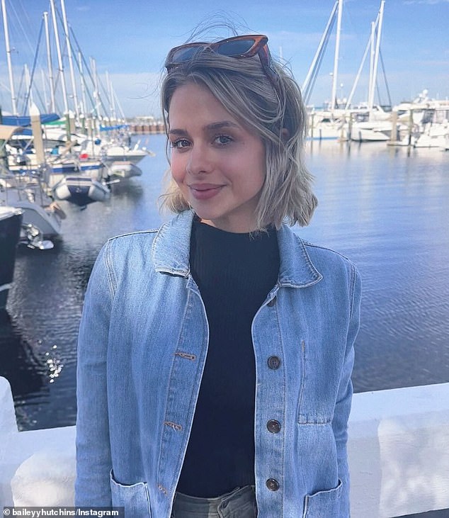 Bailey Hutchins of Tennessee, pictured, died of colon cancer at just 26 years old