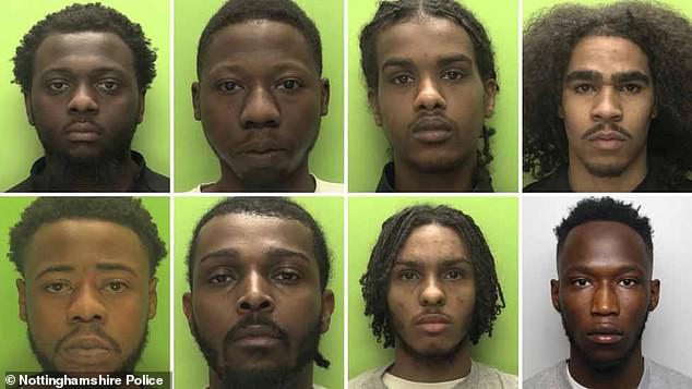 Left to right, from top: Kamel Mantock, Jaysaniel Grant, Aiden Farah, Bayleigh Reid, Gaiel Landu, Tarelle Comrie-Patterson, Laquarne Fogo and Amang Kanyi