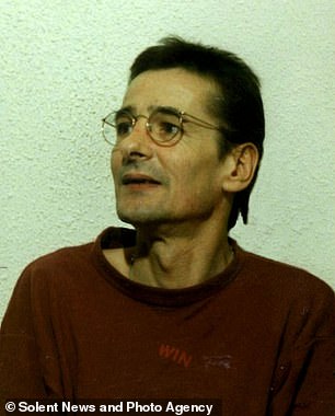 Jasinsky when he was finally jailed for the murder in 2002 having spent two decades evading justice
