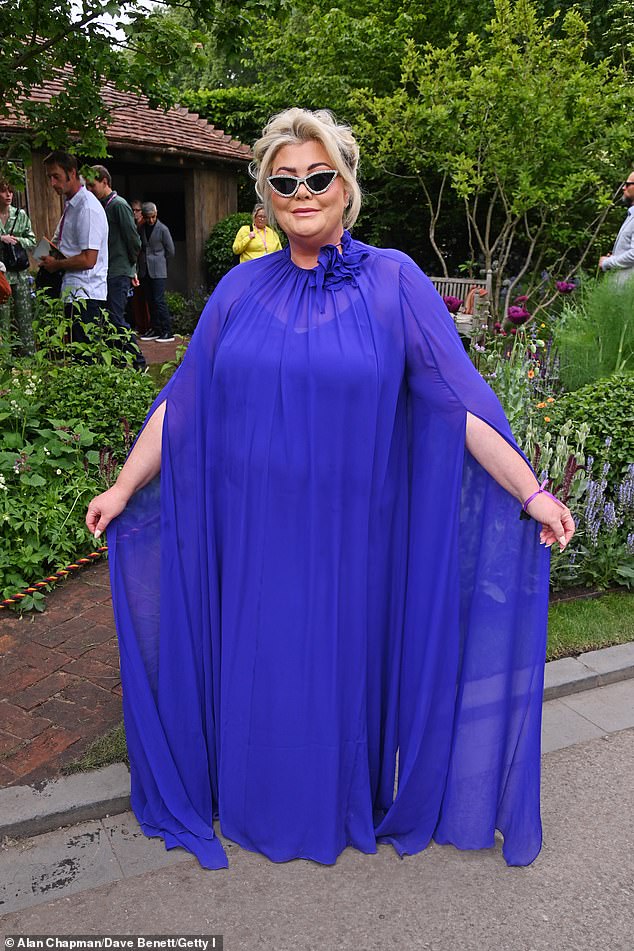 It comes after just last week she was seen in good spirits attending the Chelsea Flower Show and showing off her recent weight loss
