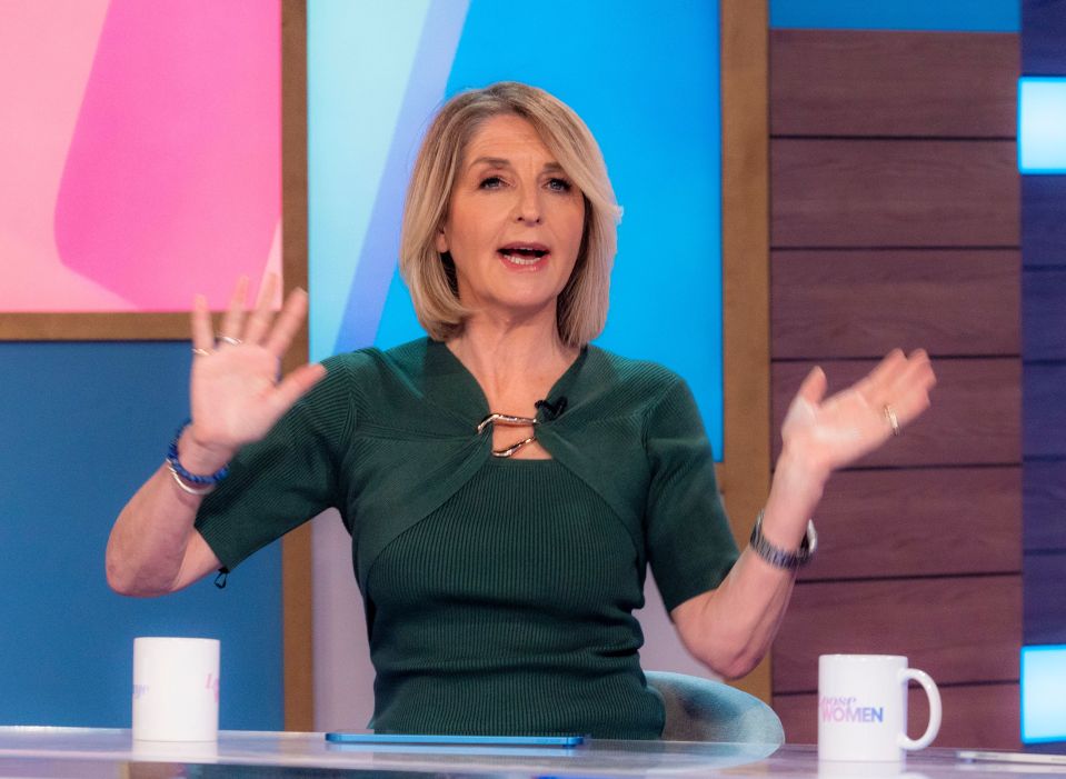 Kaye Adams on the Loose Women TV show.