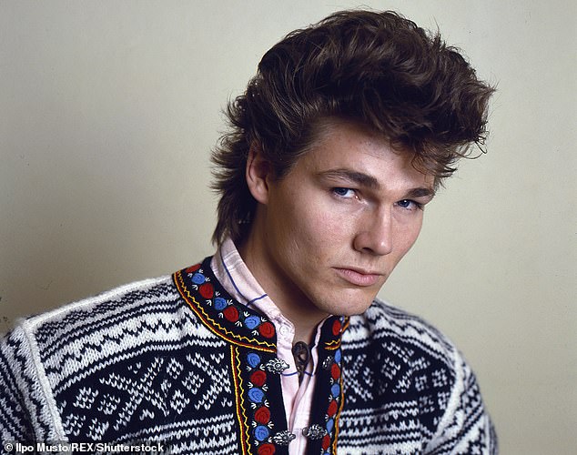 Morten, (pictured in 1986) said he had initially kept the degenerative condition private but has now decided to tell fans