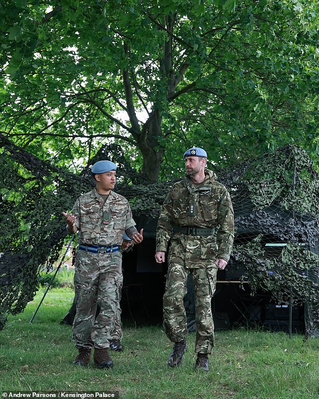 The prince (pictured right) is a qualified helicopter pilot who served with the RAF Search and rescue team as well as their air ambulance in East Anglia