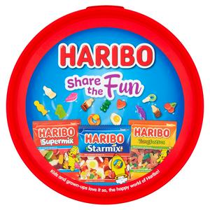 Haribo Share the Fun candy assortment.