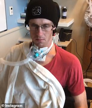 He endured a nine hour injury to remove the blood clots in his neck