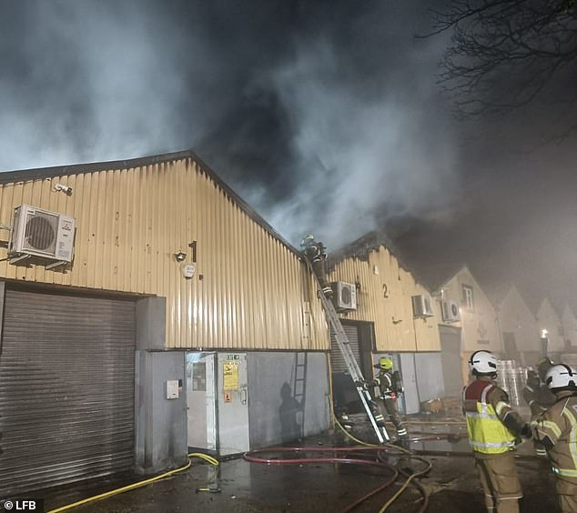 The blaze at the warehouse was live streamed on Facetime to the 'architect' of the plot, the court was told