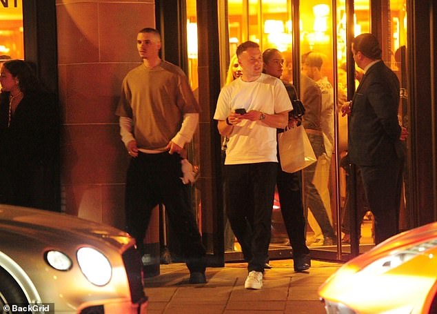 Romeo and Kim were spotted at the trendy C restaurant in London¿s Mayfair last Friday night (pictured) but they had already split. They both turned up at the venue separately, with their friends, and even left together