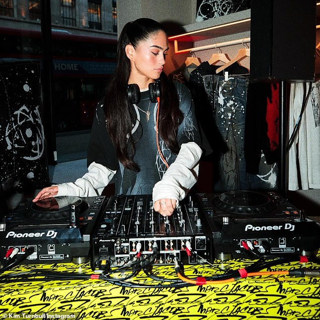 Kim, who made it Instagram official with Romeo in November of last year, is an aspiring DJ who has performed at venues like Fabric and KOKO in London