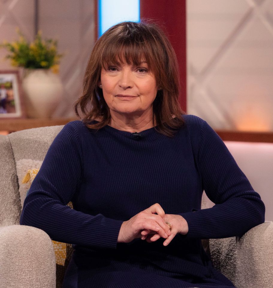 Lorraine Kelly on the Lorraine TV show.
