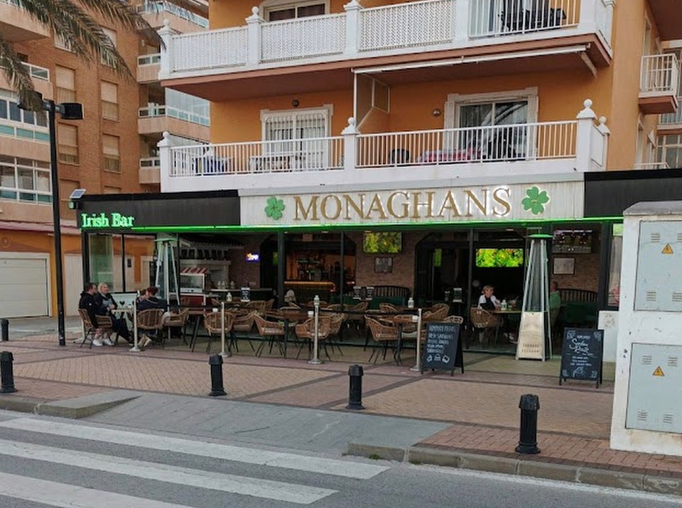 Monaghan's Irish Bar in Fuengirola, Spain.