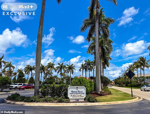 Kelce is living at the ultra exclusive Royal Palm. Royal Palm membership is invitation only and patrons pay annual dues of around $30,000, plus a one-off fee of $210,000, to access 'world class amenities'