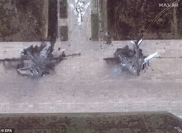 New satellite images of Belaya airbase have shown severe damage to at least three Tu-95s, according to analysts