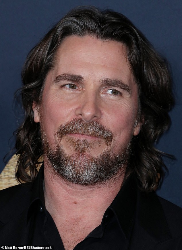 Christian Bale seen sporting his usual look
