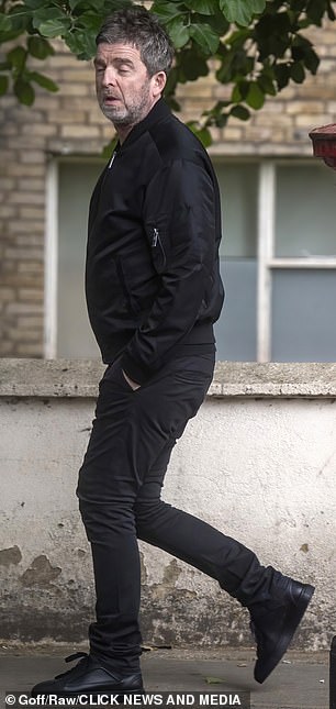 He seemed somewhat apprehensive as he made his way to the studio