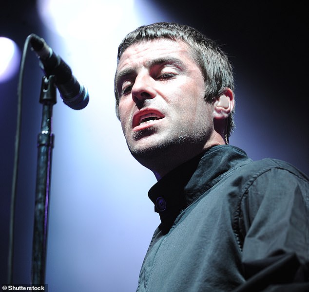 The rehearsals would have been the first time Noel and Liam have played together since the V Festival in Staffordshire back in August 2009 [Liam pictured at the festival in 2009]