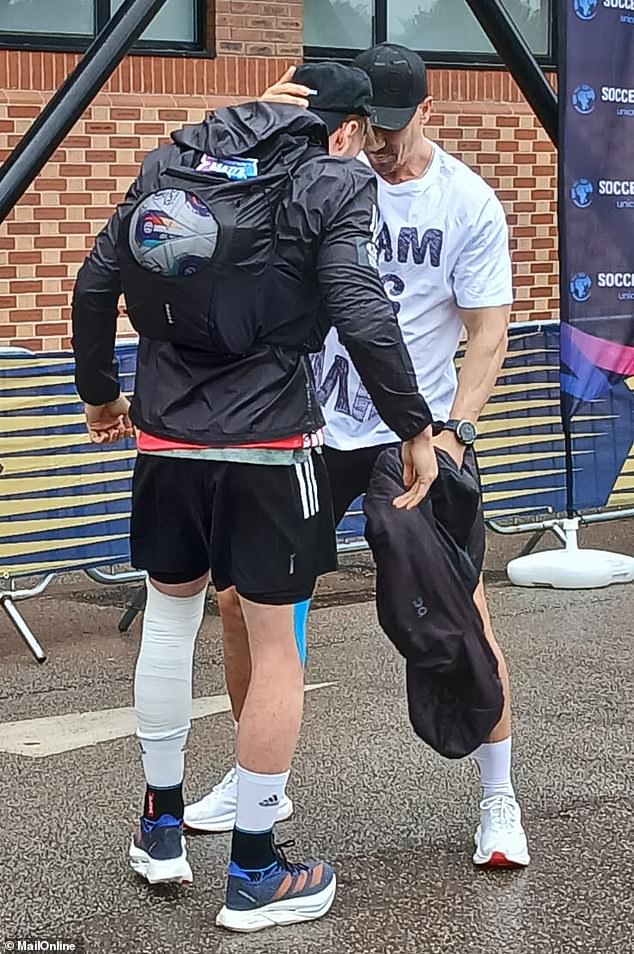Josh added: 'I want to support my friend through possibly one of the most vulnerable experiences of his life, but he's doing it for the most wonderful cause'