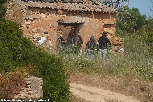 Searches started on Tuesday and are expected to finish by Friday as police frantically try and find some evidence to link Brueckner to Madeleine’s 2007 disappearance