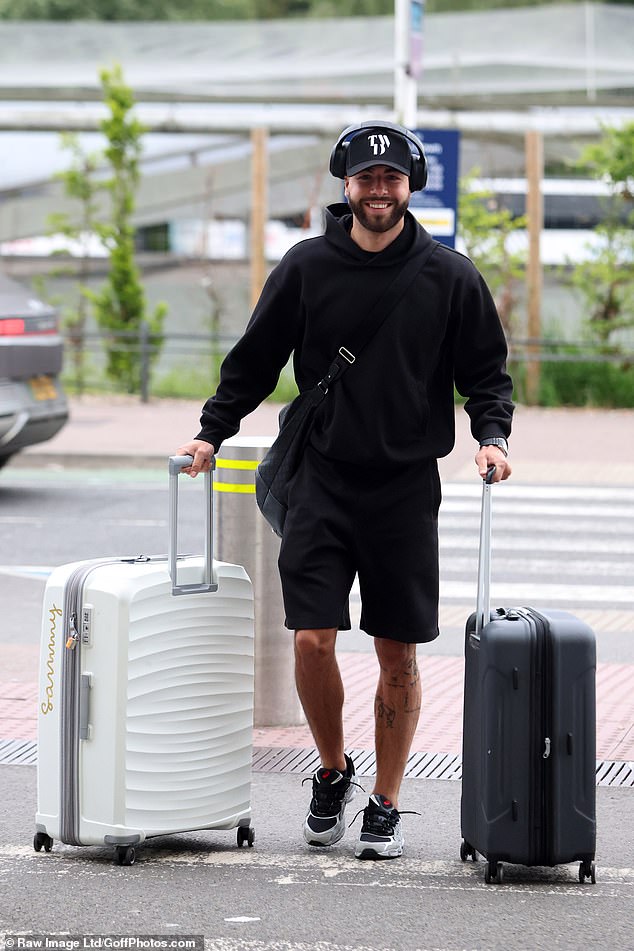 Sammy Root appeared without girlfriend Elma Pazar after recently shutting down split rumours